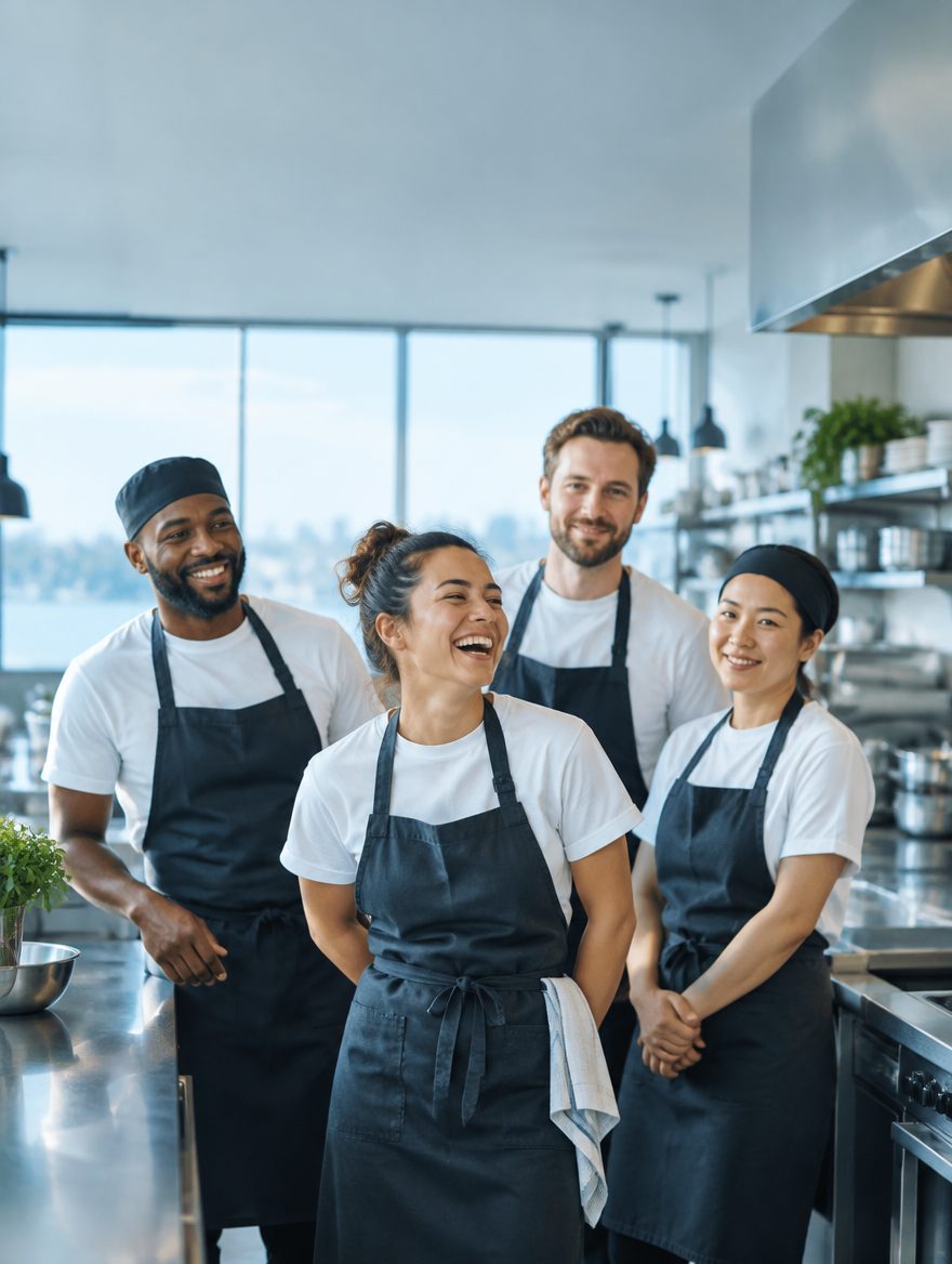 Collega's in de keuken
